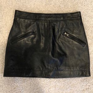 Zara faux leather skirt